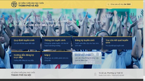 Chạy thử nghiệm phần mềm tuyển sinh trực tuyến 2022