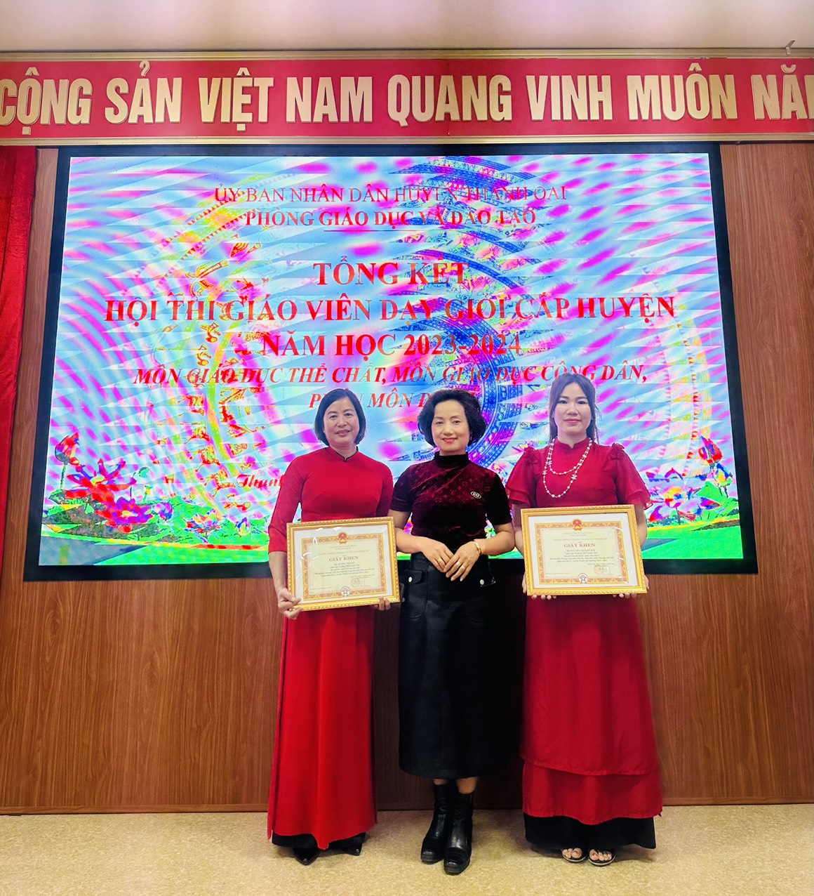 Kết quả Hội thi giáo viên giỏi năm học 2023 - 2024