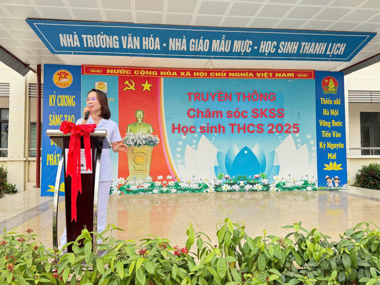 Truyền thông, giáo dục sức khỏe cho học sinh toàn trường