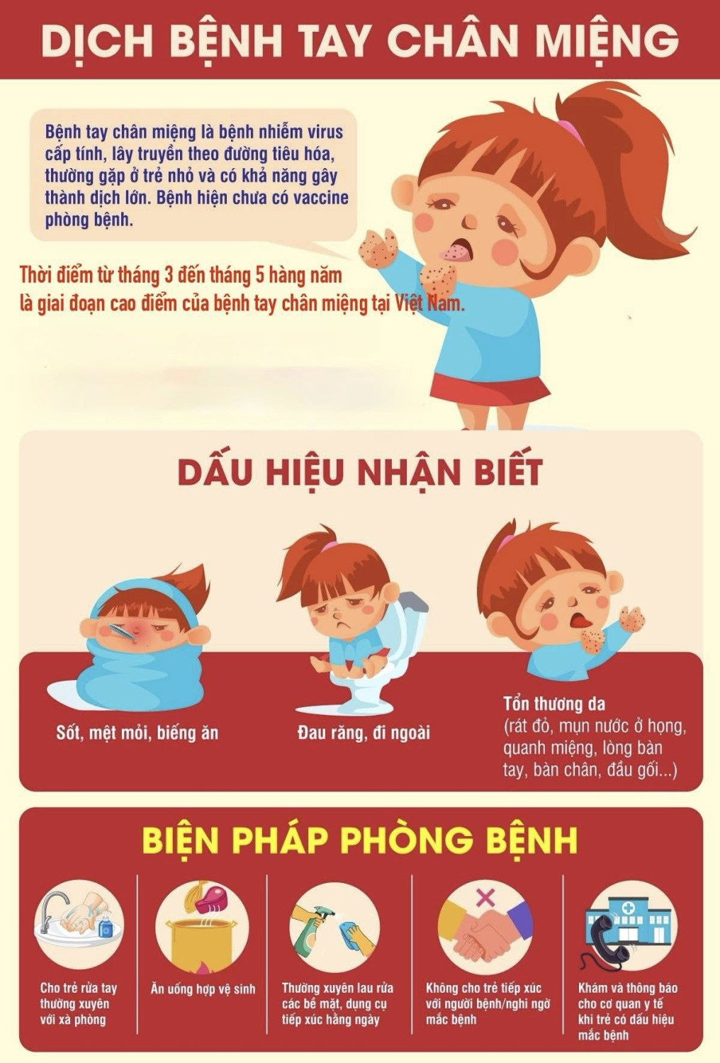 Tuyên truyền phòng chống bệnh Tay - Chân - Miệng