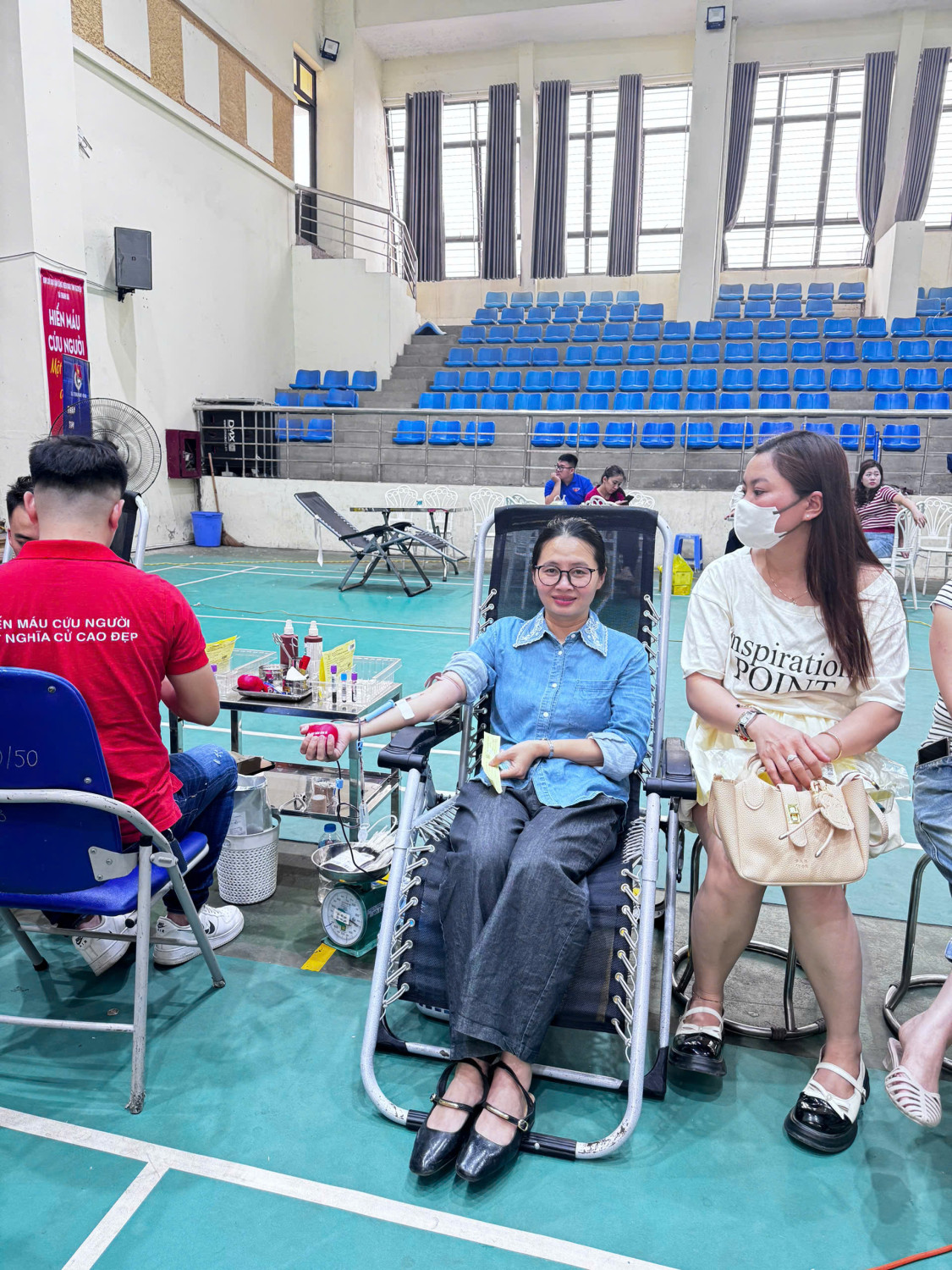 Trường THCS Kim Thư hưởng ứng Ngày hội Hiến máu tình nguyện năm 2026 "Giọt hồng lan tỏa - Sự sống nở hoa"